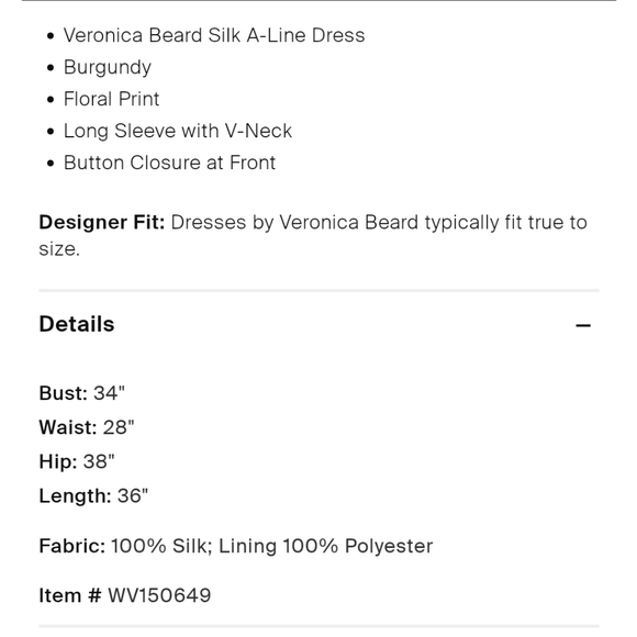 VERONICA BEARD Silk mini dress - Picture 3 of 6